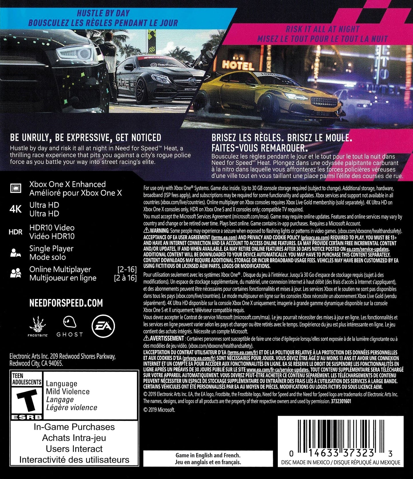 Need for Speed Heat Xbox One