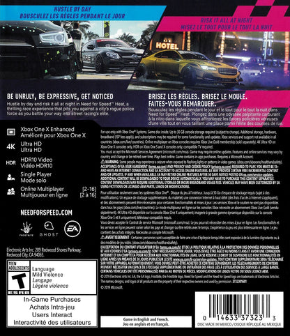 Need for Speed Heat Xbox One