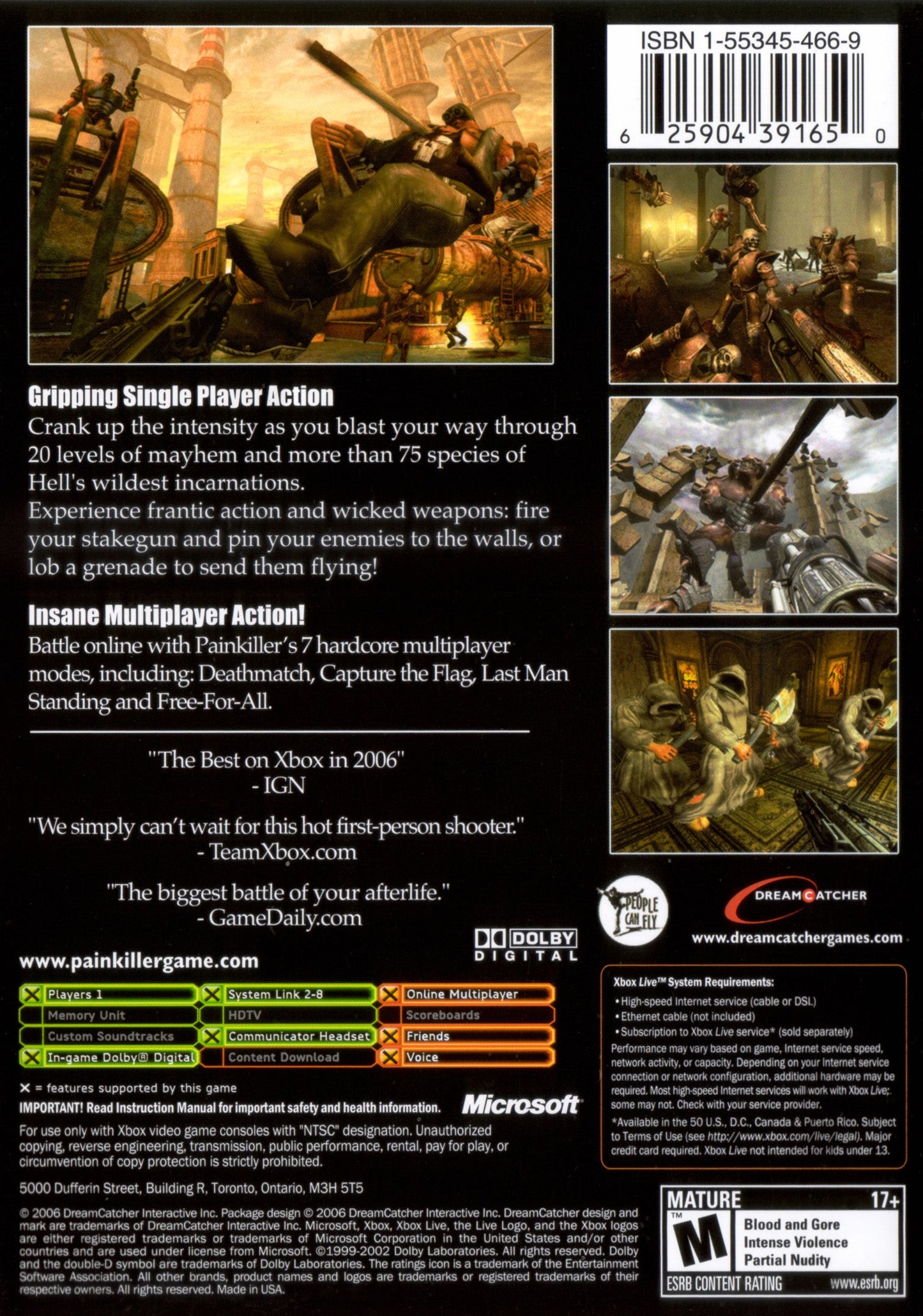 Painkiller Hell Wars Xbox