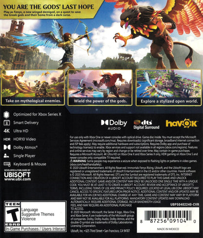 Immortals Fenyx Rising Xbox One