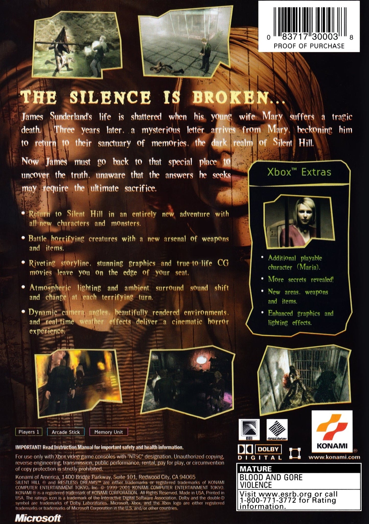 Silent Hill 2 Xbox