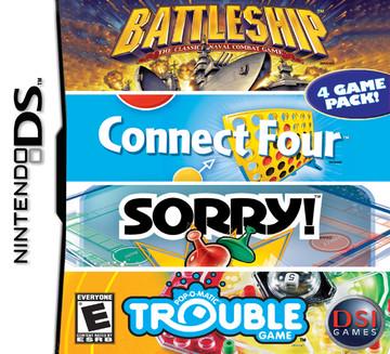 Battleship / Connect Four / Sorry / Trouble Nintendo DS