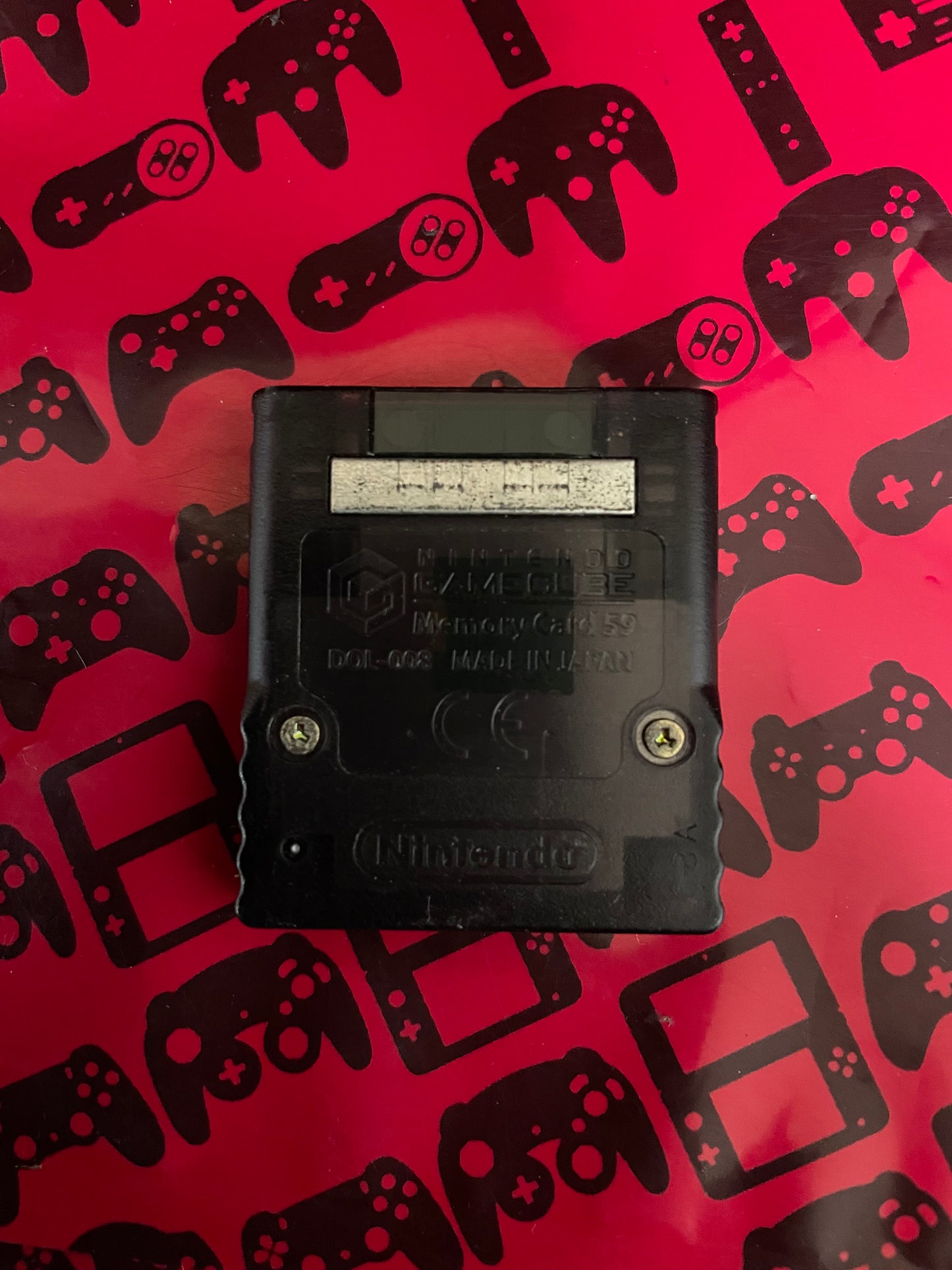 Clear Black Memory Card 59 Blocks (DOL-008) GameCube