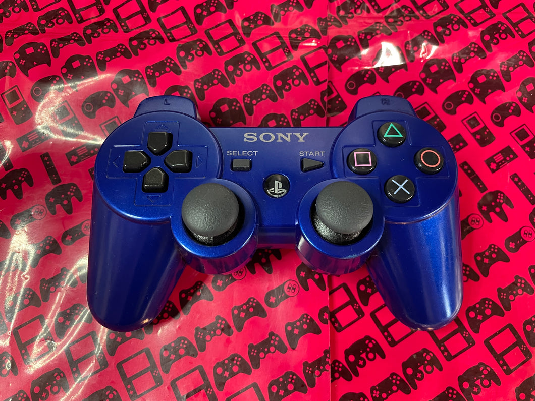 Sony PS3 Sixaxis DualShock 3 Wireless Controller - Metallic Blue
