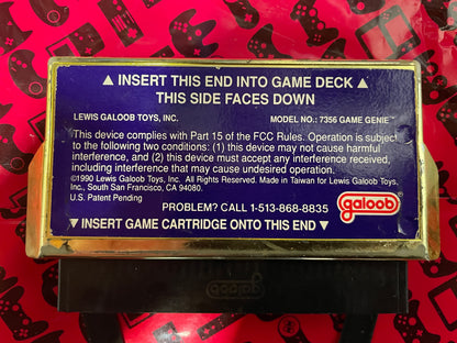 Game Genie Model 7356 Video Game Enhancer NES
