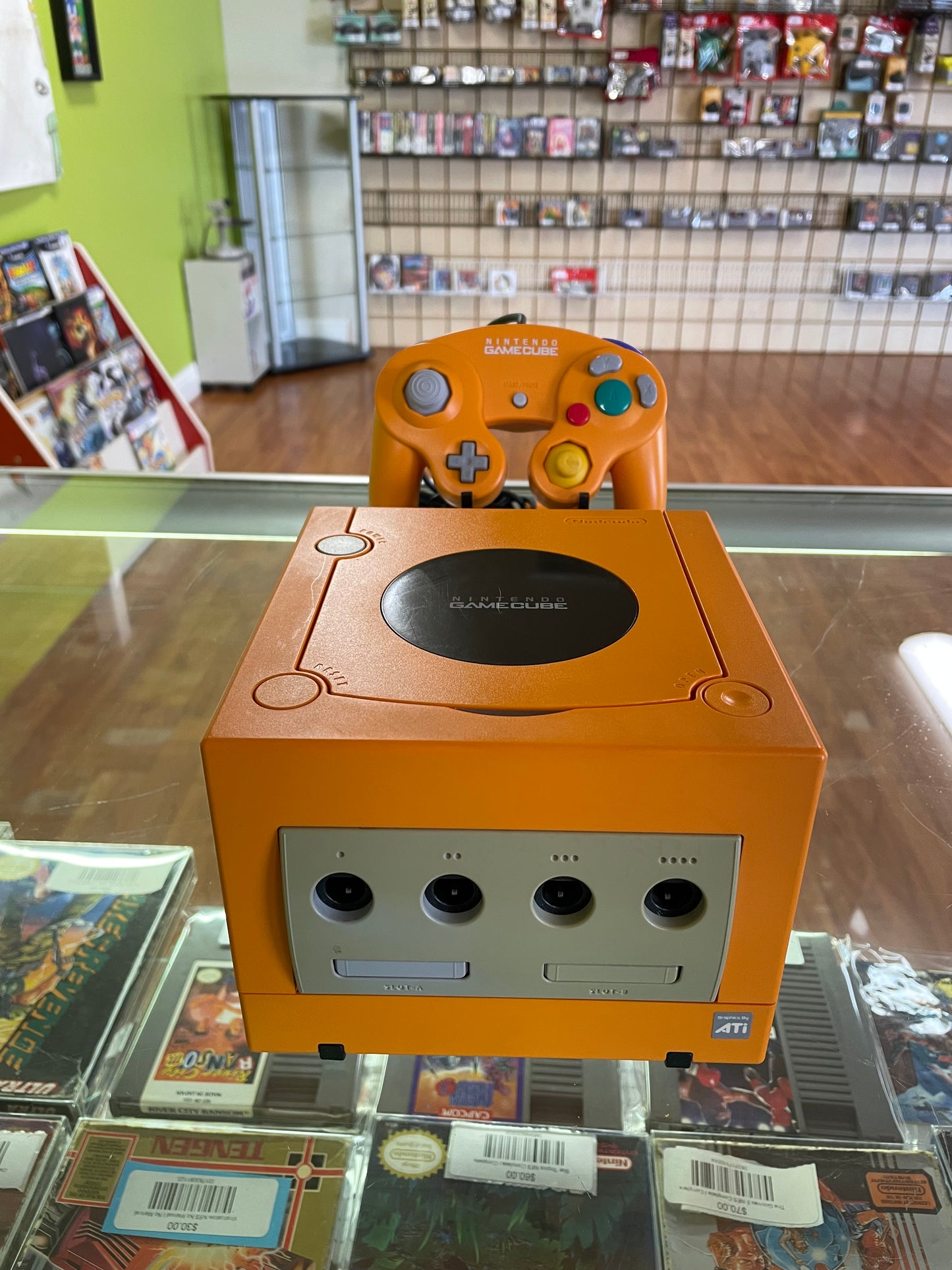 Spice Orange Gamecube System JP Gamecube Modded For US Games