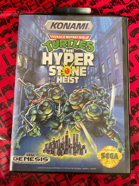 Teenage Mutant Ninja Turtles Hyperstone Heist Sega Genesis