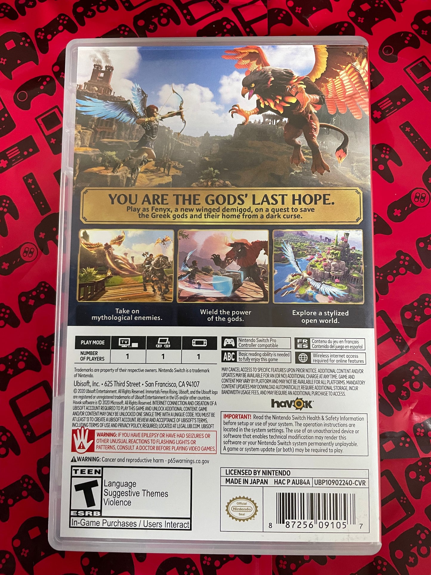 Immortals Fenyx Rising Nintendo Switch
