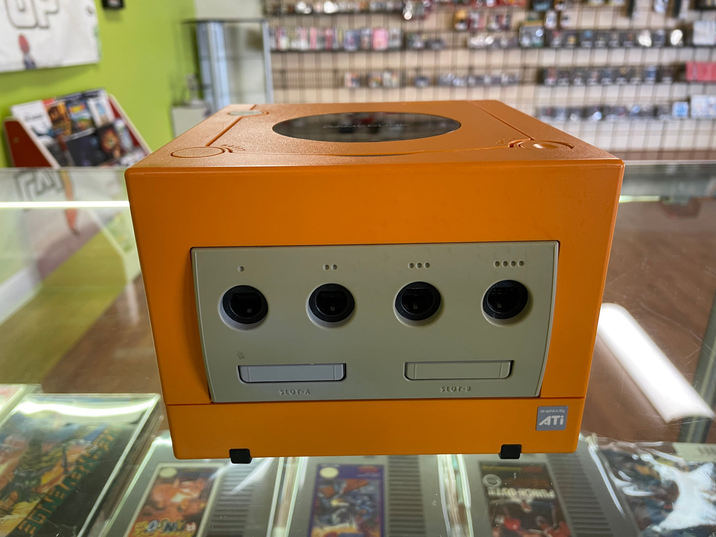 Spice Orange Gamecube System JP Gamecube Modded For US Games