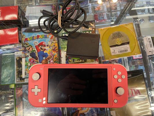 Coral Pink Nintendo Switch Lite Nintendo Switch