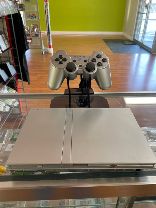 Silver Slim PS2 System (SCPH-79001) Playstation 2