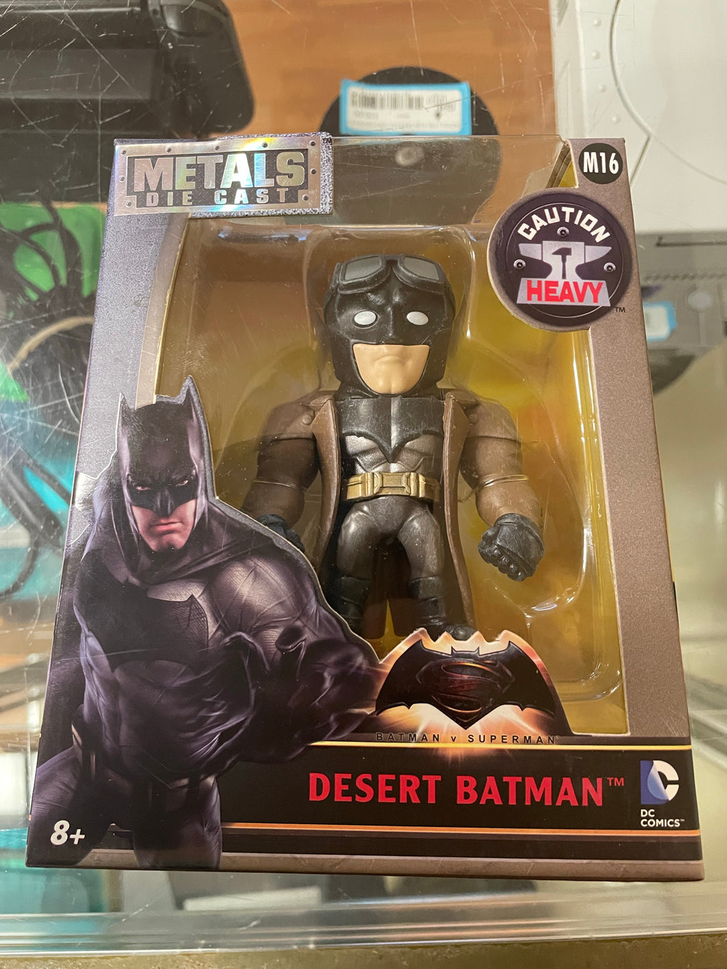 4” METALS Batman v Superman: Desert Batman Brand New