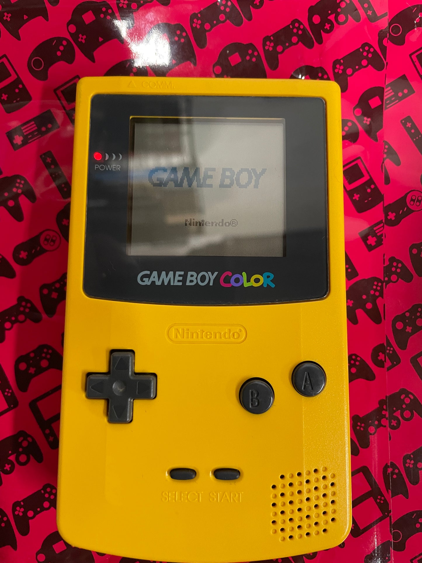 Nintendo Gameboy Color Model CGB-001 Yellow