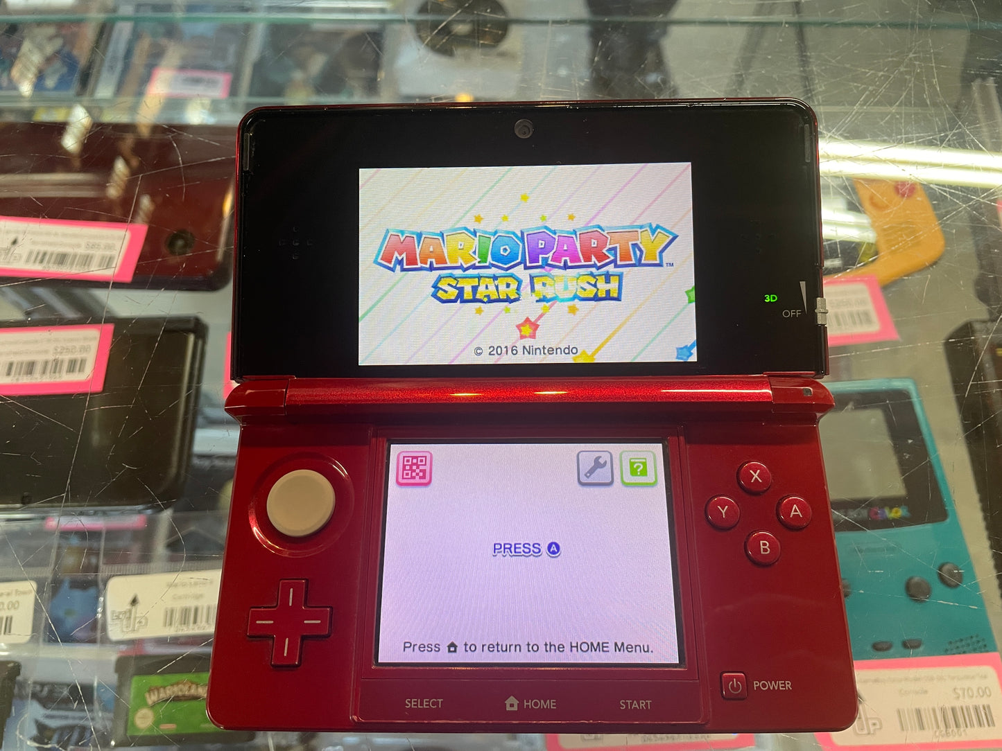 Flame Red  Nintendo 3DS Nintendo 3DS (CTR-001)