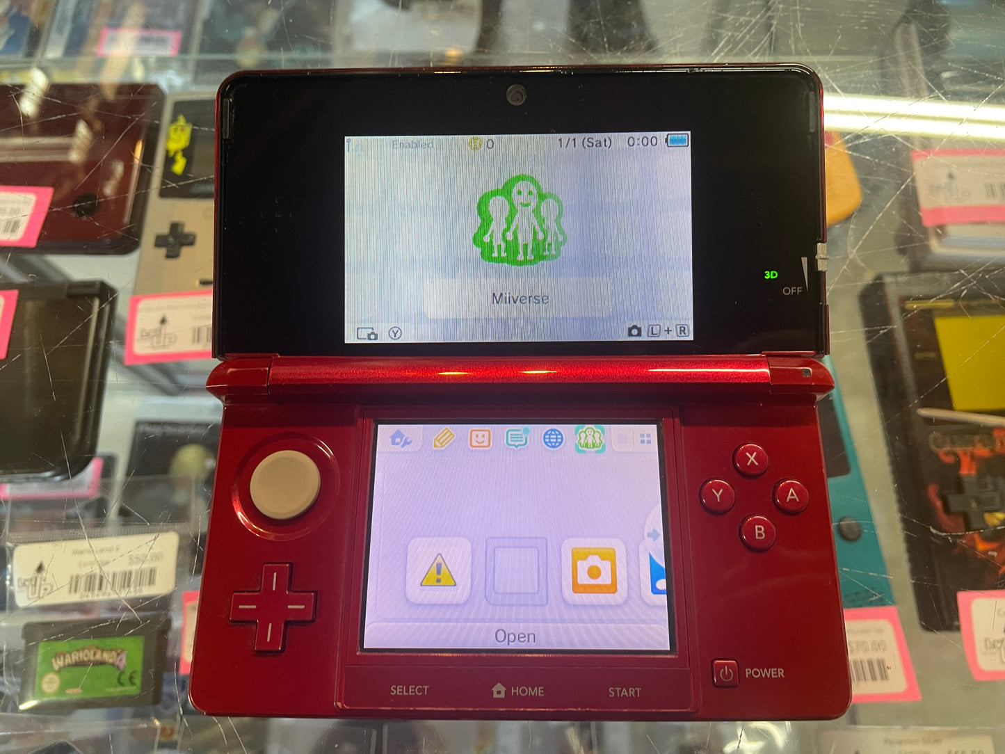 Flame Red  Nintendo 3DS Nintendo 3DS (CTR-001)