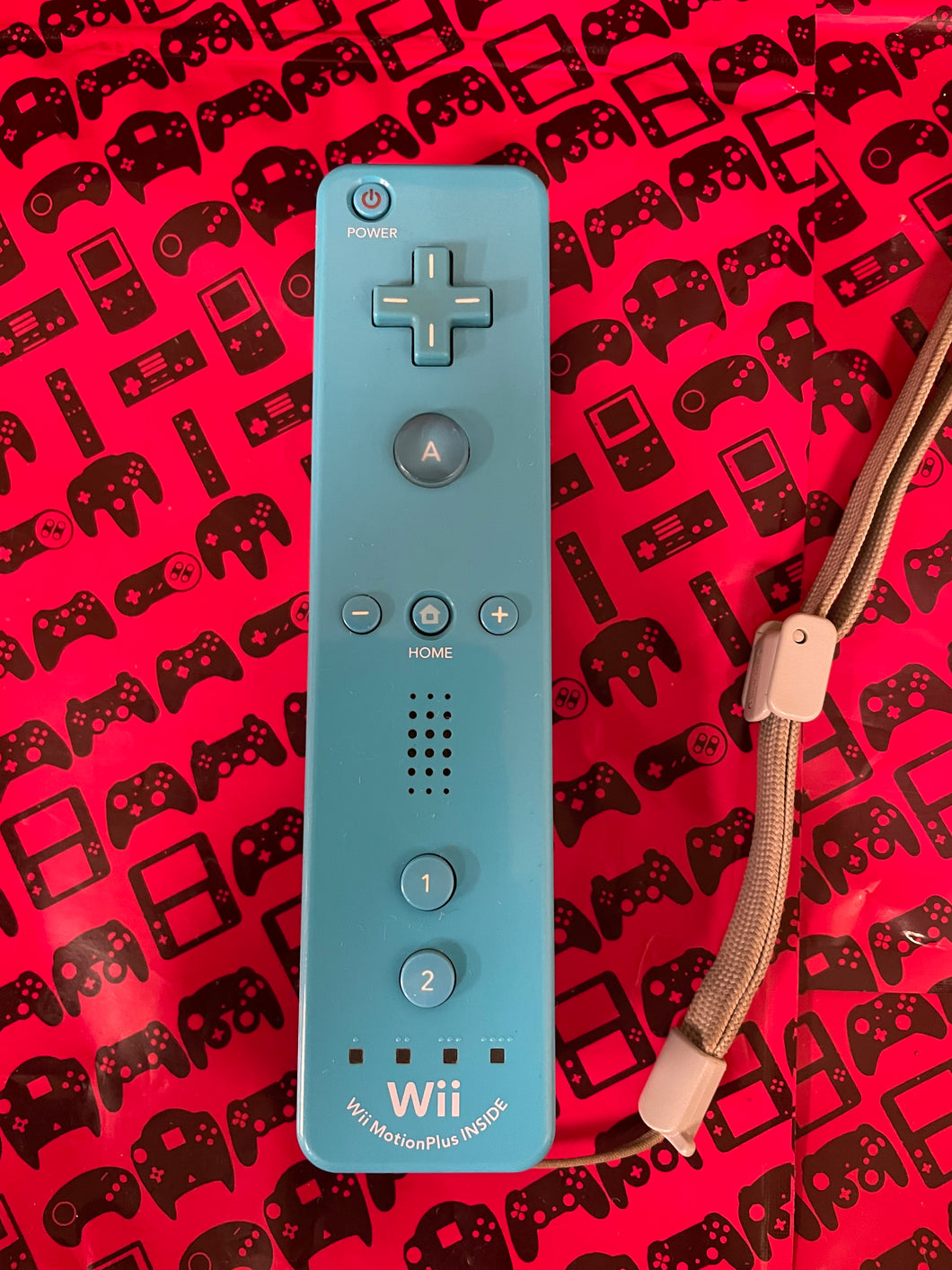 Blue Wii Remote Plus Wii