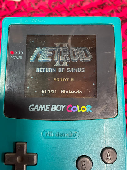 Turquoise/Teal GBC (CGB-001) Gameboy Color